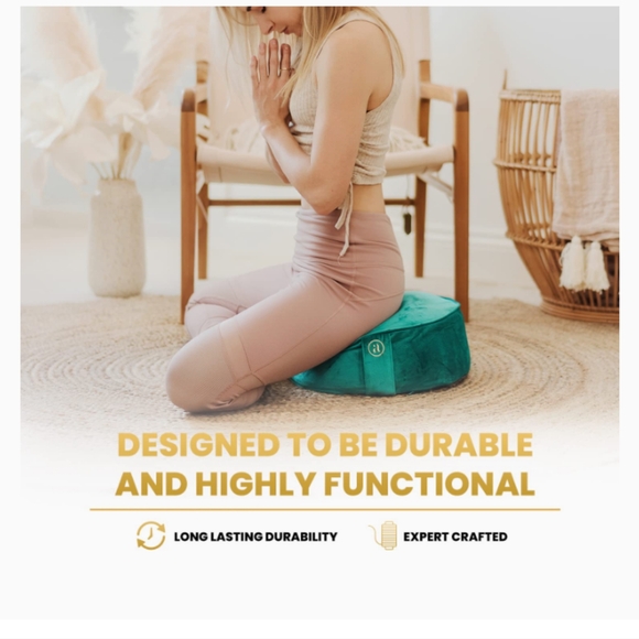 AJNA -Buckwheat Meditation Cushion  Yoga Pillow - Picture 2 of 12